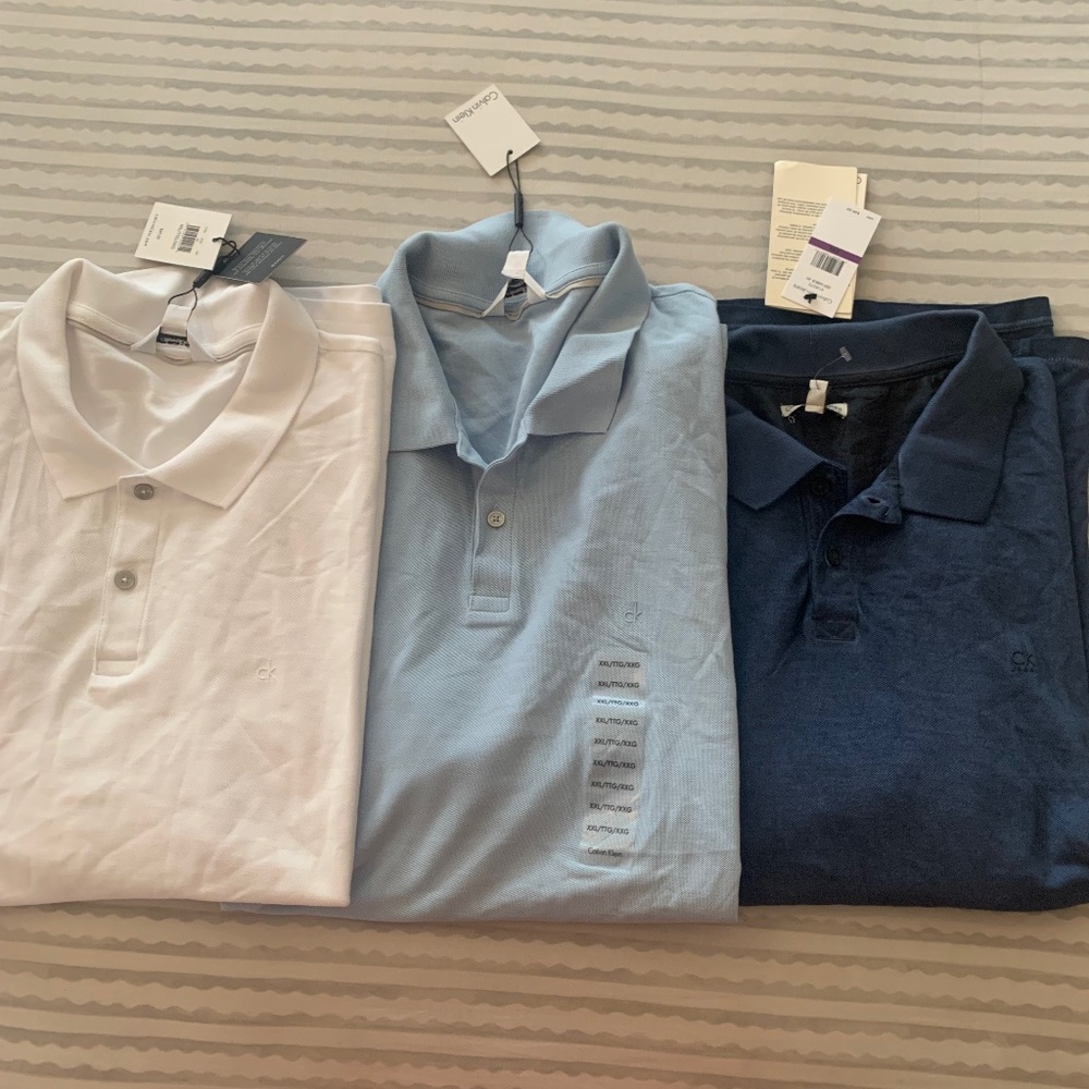 Men Calvin Klein Polo XXL New With Tag